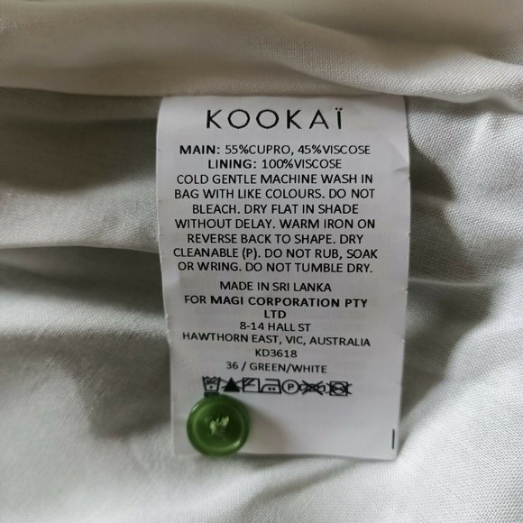 BNWT Kookai Becky Short Sleeve Midi Dress Size 36 / AU 8 - Picture 12 of 12